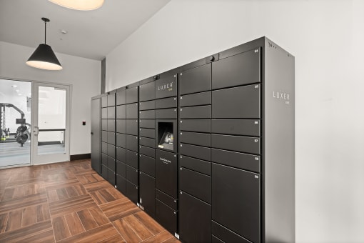 Electronic parcel locker system - La Via Apartments