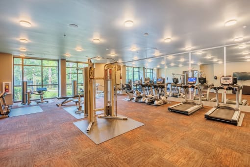 Centre Pointe Apartments fitness center