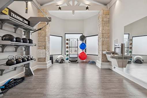 Yoga and spin room - Grand Centennial Apartments