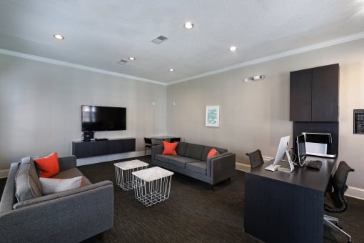 Island Park and Harbor Town Square Apartments - Resident business center