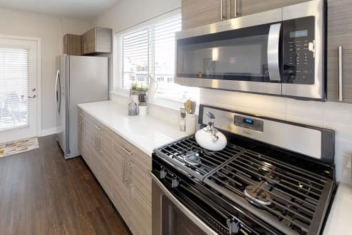 Lansdale Station Apartments built-in microwave