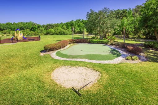 Delano at Cypress Creek putting/chipping green