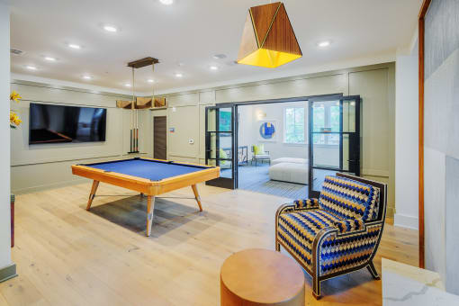 Element 29 apartments in Charleston pool table