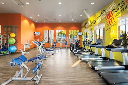 Almeria at Ocotillo apartments fitness center