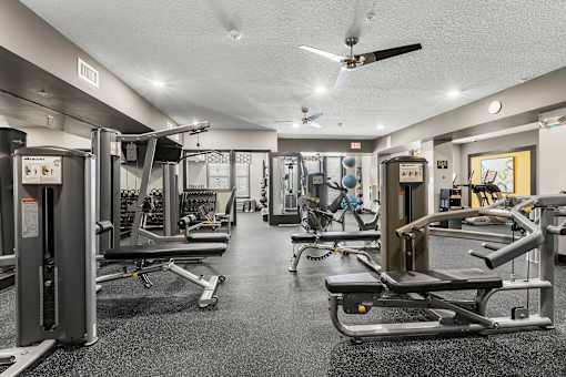 24-hour fitness center
