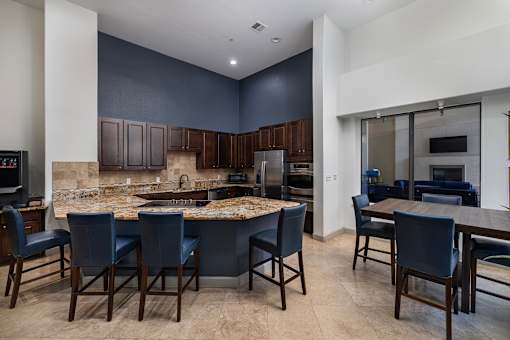 Demonstration kitchen - Monterra Las Colinas Apartments