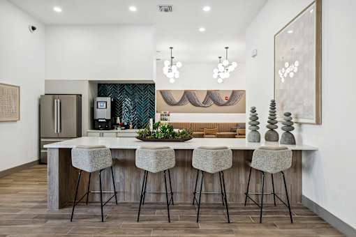 Cyber café with coffee bar - Acadia at Cornerstar Apartments