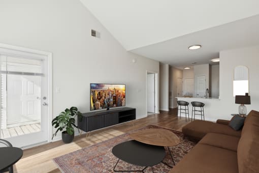 Soaring tented ceilings in select units - Avenel at Montgomery Square