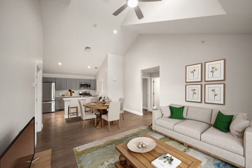 Open concept floor plans - Hampshire Green Apartments