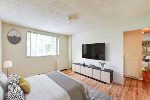 The Crestmont apartment interior bedroom