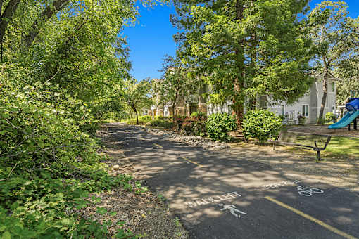 Walking and bike trail - Preserve at Blue Ravine