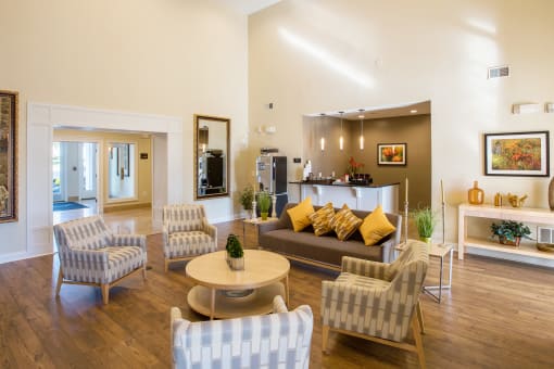Clubhouse social area - Avenel at Montgomery Square