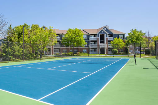 Lexington Farms outdoor tennis court