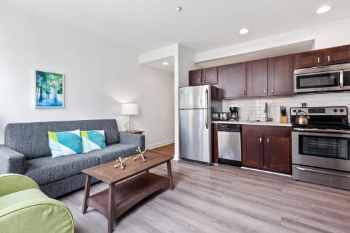 The Republic Apartments - Stainless steel appliances