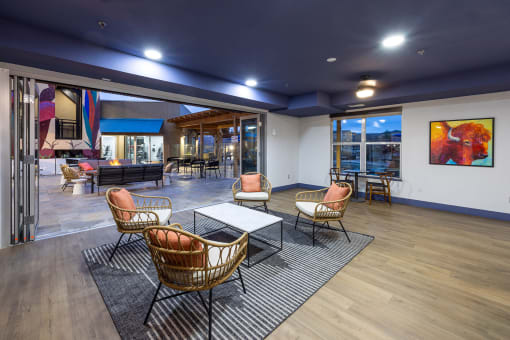 Lounge area - ABQ Uptown Apartments