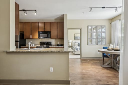 Open concept floor plans - Acadia at Cornerstar Apartments