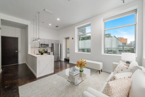 Open concept floor plans - Main 3 Downtown