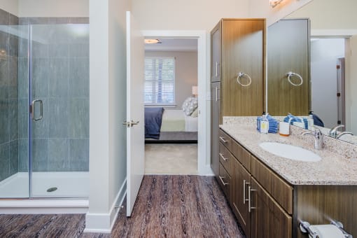 Element 29 apartments in Charleston bathroom interior