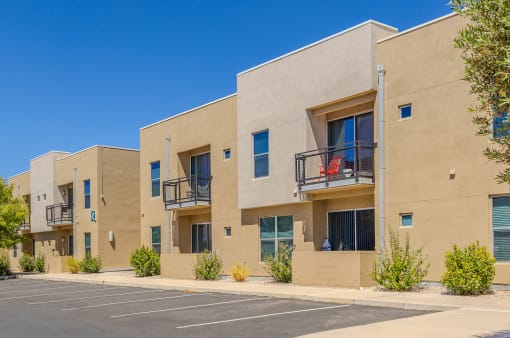 Private patios and balconies - ABQ Uptown Apartments