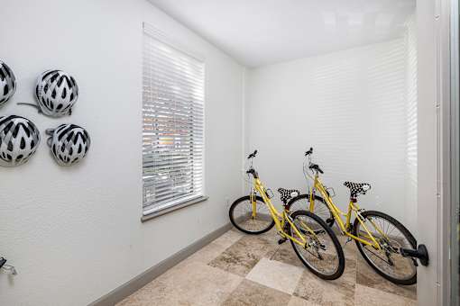 Bicycles available for check out - Monterra Las Colinas Apartments