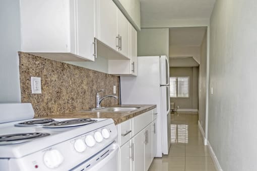 Helios Apartments Miami Beach interior kitchen