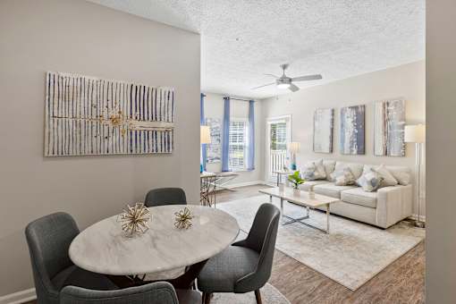 Dedicated dining spaces in select units - Evergreen Lenox Park