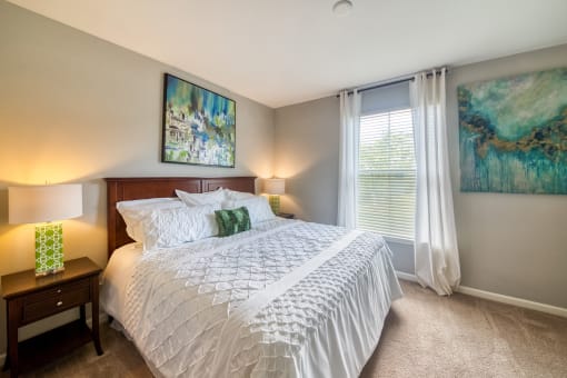 Courtney Station Apartments - Carpeted bedrooms