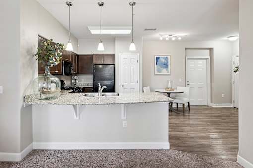 Granite countertops - First and Main Apartments