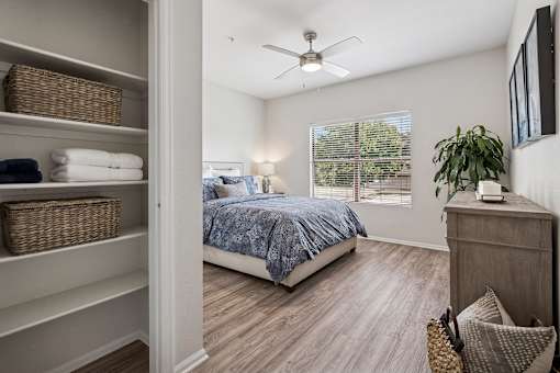 Linen closets in select units - Grand Centennial Apartments