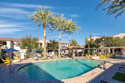 Almeria at Ocotillo apartments exterior pool