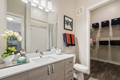 Axio at Carillon walk-in closet