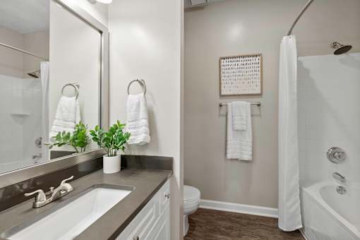 Oversized garden tubs in select units - Evergreen Lenox Park