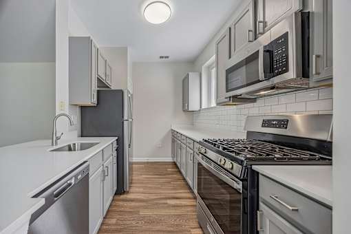 Upgraded stainless steel appliances - Avenel at Montgomery Square