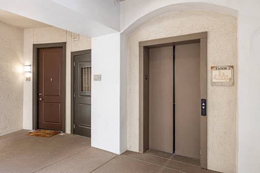 Elevator access - Monterra Las Colinas Apartments
