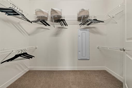Spacious walk-in closets* - La Via Apartments