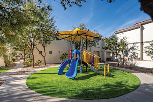 Almeria at Ocotillo apartments exterior playground