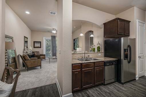 Open concept floor plans - Monterra Las Colinas Apartments