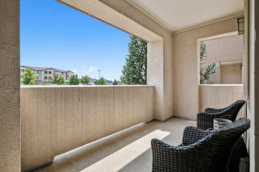 Private balcony or patio - First and Main Apartments