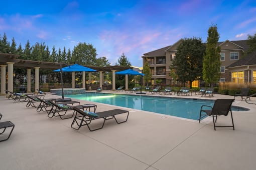 The Fairways at Corbin Park resort-style pool and sundeck