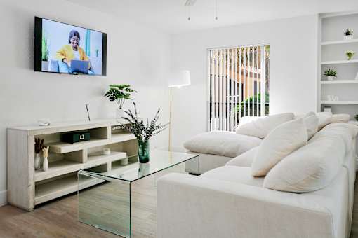 Modern Living Room at Montelano Apartments, Phoenix
