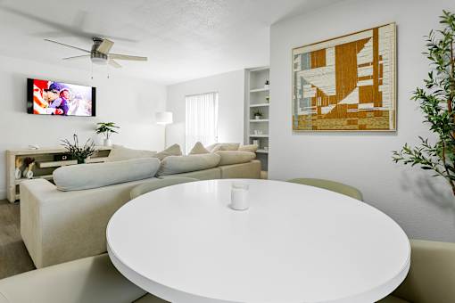 Open Concept Living Room at Montelano Apartments, Phoenix, AZ, 85021