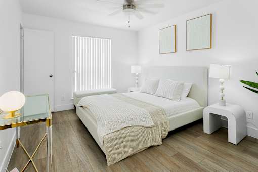 Contemporary Bedroom at Montelano Apartments, Phoenix, AZ, 85021