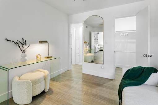 Contemporary Living Room at Montelano Apartments, Phoenix, Arizona