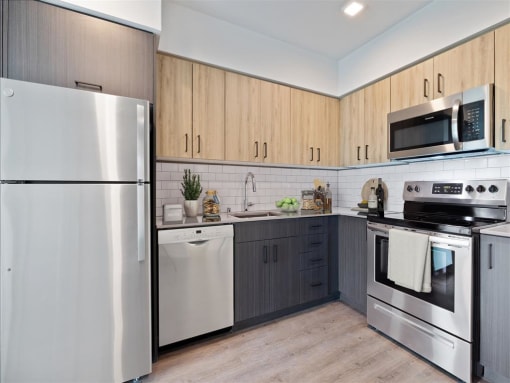 Chef-Inspired Kitchens Feature Stainless Steel Appliances at Ellie Passivhaus, Seattle