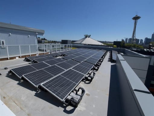 Rooftop Solar at Ellie Passivhaus, Washington, 98109