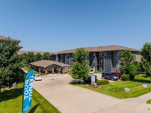 A Side Walk at Capitol Grove Apartments, Des Moines, IA