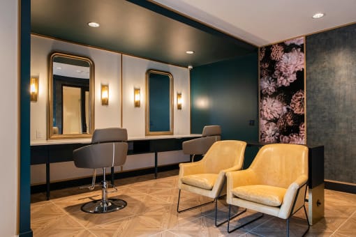 Salon in Brand New Luxury Apartments Overland Park