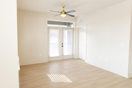 Fresh ventilated room with open window at District on the Etowah Apartments, Canton, GA