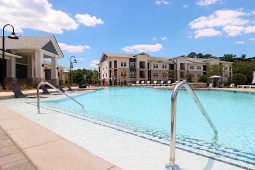 Swim at The Crest at South Point Apartments, McDonough, Georgia