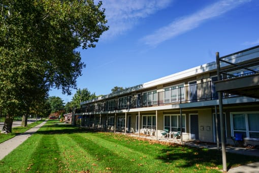 Apartment Building at Silverstone Apartments in Warren, Michigan